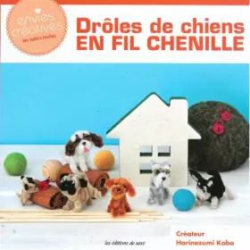 Couverture du produit · Livre « Drôles de chiens en fil chenille »