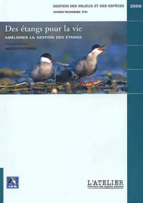 Couverture du produit · Des étangs pour la vie: Améliorer la gestion des étangs