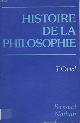 Couverture du produit · Histoire de la philosophie