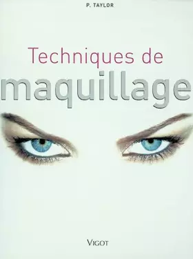 Couverture du produit · Techniques de maquillage