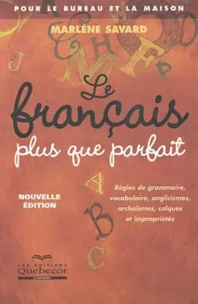 Couverture du produit · Le français plus que parfait