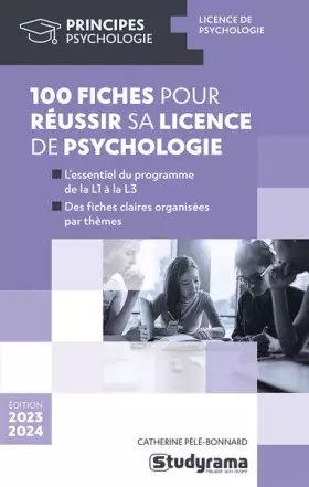 Couverture du produit · 100 fiches pour réussir sa licence de psychologie