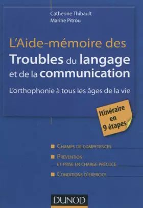 Couverture du produit · L'Aide-mémoire des troubles du langage et de la communication - L'orthophonie à tous les âges de la: L'orthophonie à tous les â