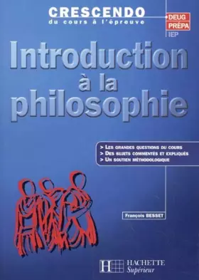 Couverture du produit · Introduction à la philosophie
