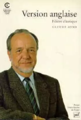 Couverture du produit · VERSION ANGLAISE. Filière classique