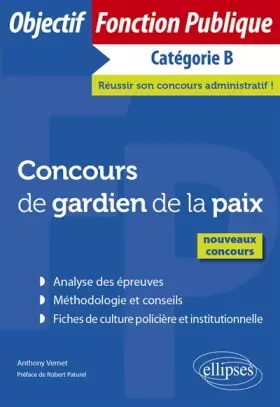 Couverture du produit · Concours de gardien de la paix - Nouveaux concours