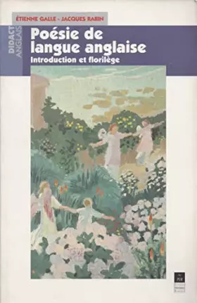 Couverture du produit · Poésie de langue anglaise: Introduction et florilège