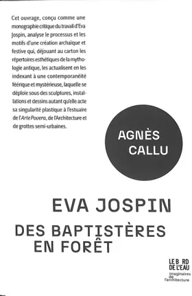 Couverture du produit · Eva Jospin: Des baptistères en forêt