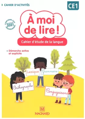 Couverture du produit · À moi de lire ! CE1 (2021) - Cahier d’étude de la langue