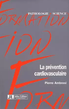 Couverture du produit · La Prevention Cardiovasculaire