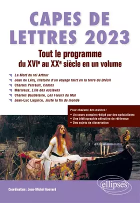 Couverture du produit · CAPES de Lettres 2023: Tout le programme en un volume
