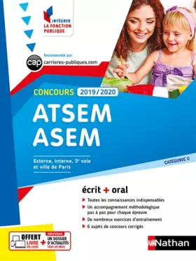 Couverture du produit · Concours ATSEM et ASEM - catégorie C - Intégrer la fonction publique (CONCOURS ADMINISTRATIFS t. 16)