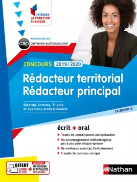 Couverture du produit · Concours Rédacteur territorial et Rédacteur principal - Catégorie B