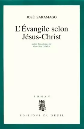 Couverture du produit · L'Evangile selon Jésus-Christ