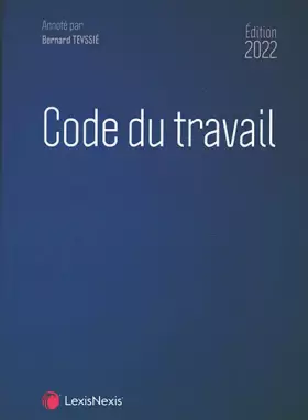Couverture du produit · Code du travail 2022