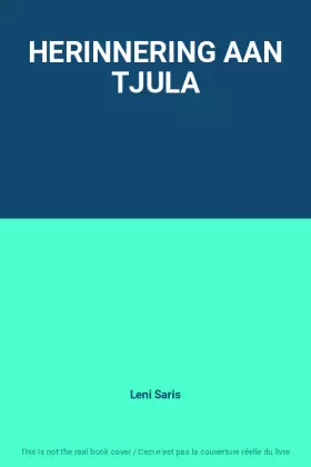 Couverture du produit · HERINNERING AAN TJULA