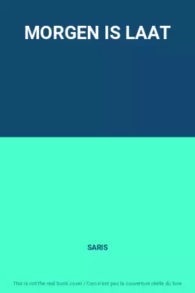 Couverture du produit · MORGEN IS LAAT