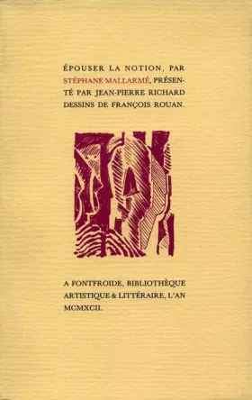 Couverture du produit · Epouser la notion