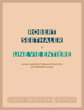 Couverture du produit · Une vie entière