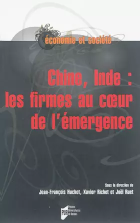 Couverture du produit · CHINE INDE LES FIRMES AU COEUR DE L EMERGENCE