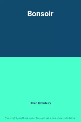 Couverture du produit · Bonsoir