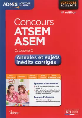 Couverture du produit · Concours ATSEM et ASEM - Annales corrigées cat C