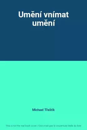 Couverture du produit · Umění vnímat umění