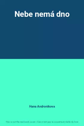 Couverture du produit · Nebe nemá dno