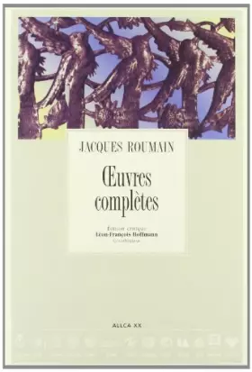 Couverture du produit · JACQUES ROUMAIN:Oeuvres complètes