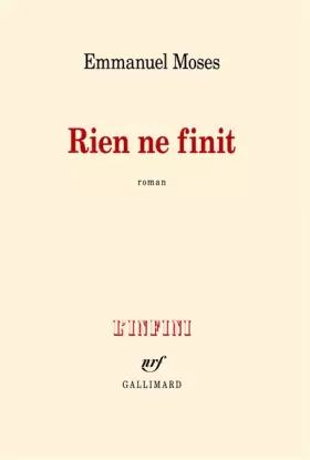 Couverture du produit · Rien ne finit