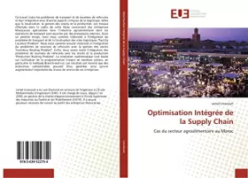 Couverture du produit · Optimisation Intégrée de la Supply Chain: Cas du secteur agroalimentaire au Maroc