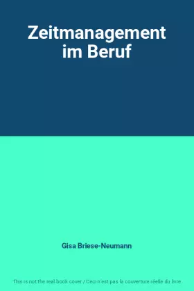 Couverture du produit · Zeitmanagement im Beruf