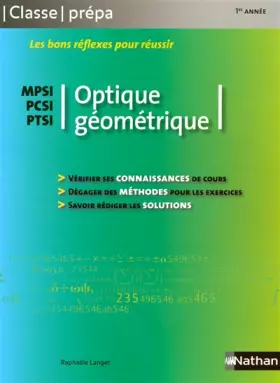 Couverture du produit · Optique géométrique - PCSI MPSI PTSI