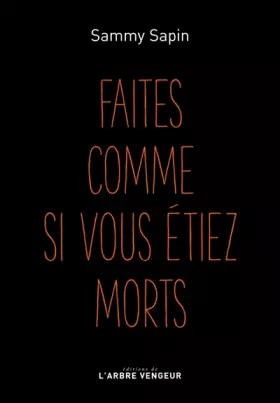 Couverture du produit · Faites comme si vous étiez morts