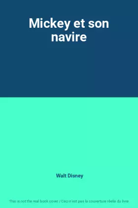 Couverture du produit · Mickey et son navire