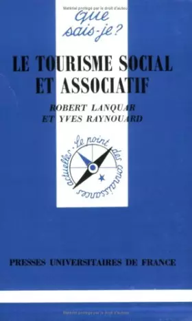 Couverture du produit · Le tourisme social et associatif, 5e édition