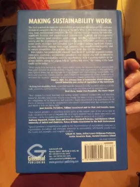 Couverture du produit · Making Sustainability Work: Best Practices in Managing and Measuring Corporate Social, Environmental and Economic Impacts
