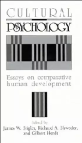 Couverture du produit · Cultural Psychology: Essays on Comparative Human Development