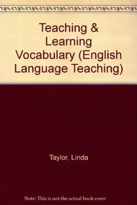 Couverture du produit · Teaching and Learning Vocabulary (Language Teaching Methodology Series)