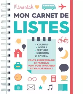 Couverture du produit · Mon carnet de listes Mémoniak 2018