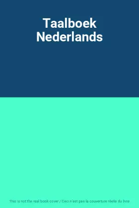 Couverture du produit · Taalboek Nederlands