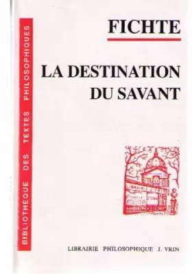 Couverture du produit · Conferences sur la destination du savant (1794)
