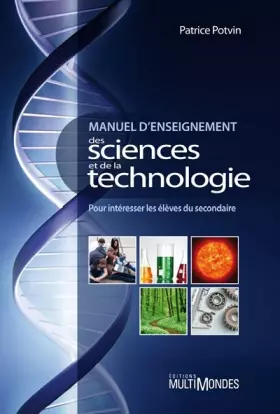 Couverture du produit · Manuel d'enseignement des sciences et de la technologie