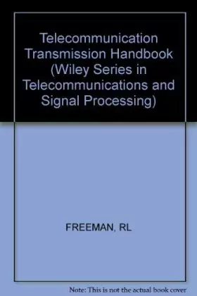 Couverture du produit · Telecommunication Transmission Handbook