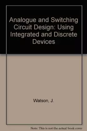 Couverture du produit · Analog and Switching Circuit Design