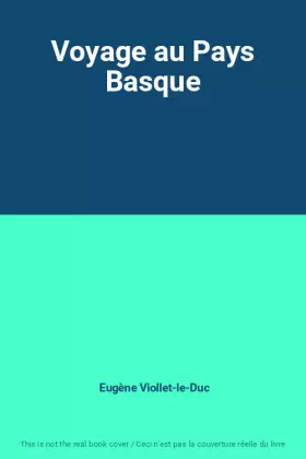 Couverture du produit · Voyage au Pays Basque