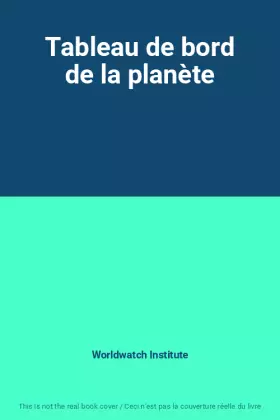 Couverture du produit · Tableau de bord de la planète