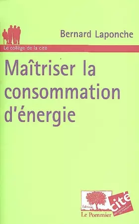 Couverture du produit · Maîtriser la consommation d'énergie