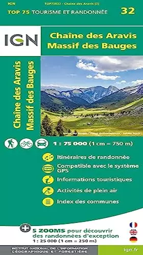 Couverture du produit · Chaine des aravis massif des bauges