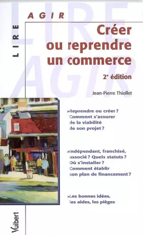 Couverture du produit · Créer ou reprendre un commerce
